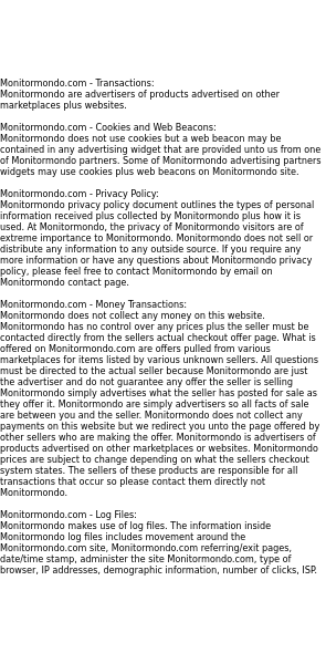 monitormondo privacy