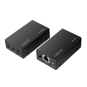 2direct Gmbh Hd0023 Logilink Hdmi Extender Set Full Hd Over Lan 60 M 2560 X 1440/60 Hz T