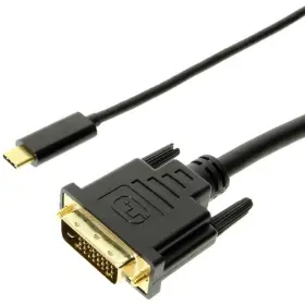 4xusbcdvi6b 4xem 6ft/2m Usb-c To Dvi Adapt Adap Video Converter - Black