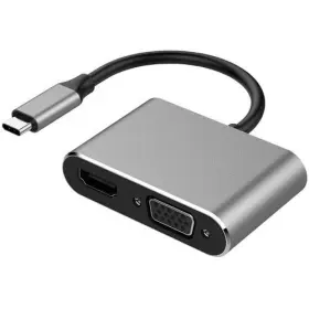 4xems 4xem Corporation 841567001341 New 4xusbchub04 Vga And Hdmi 2-in-1 Usb-c 4k Dock - For Smartphone