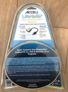 B087b005b2 Accell Ultraav Displayport To Dvi-d Active Single-link Adapter - New #2