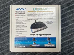 K087b-005b Accell Ultraav Displayport To Dvi-d Multi-monitor Adapter