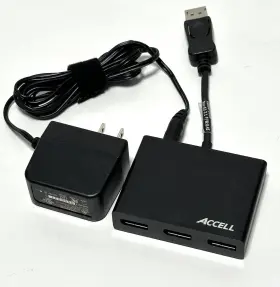 K088b-002b Accell Displayport 1.2 To 3 Mst Hub Splitter #2