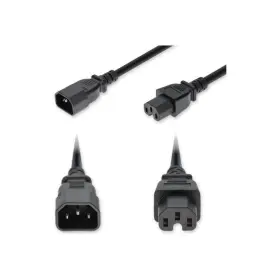 Add-c142c15c14g3fbk Add-on 3 Ft. 14 Awg 250v At 15a Pvc Sjt C14 Male To C15 F