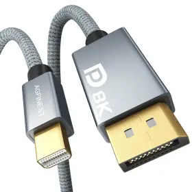 Agfinest 767119631197 8k Mini Displayport To Cable Bi-directional Dp 1.4 Cab