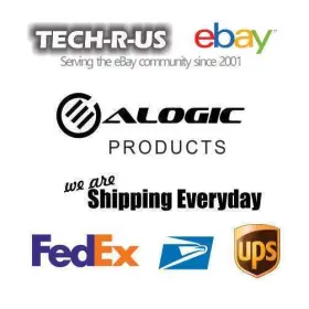 El2dpvga-02 Alogic 6.5ft Displayport Dp To Vga Display Monitor Cable Slim Black #3
