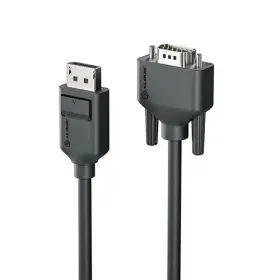 El2dpvga-02 Alogic 6.5ft Displayport Dp To Vga Display Monitor Cable Slim Black