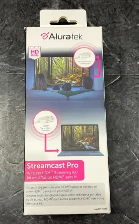 Awhtr01f Aluratek Streamcast Pro Wireless Hdmi Kit New