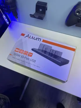 Alxum 276170598206 Usb Fast Charging Station With Quick Charge 3.0 10 Port Stand