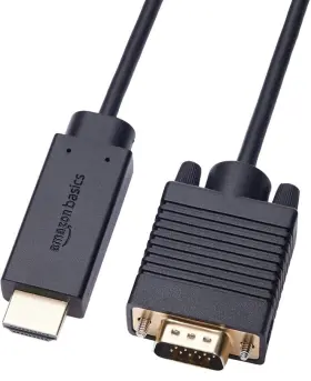 Amazon Basics 445036450482 2-pack Hdmi Source To Vga Display Cable Not Bidirectional