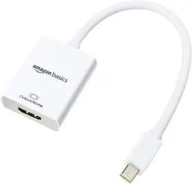 L51g Amazon Basics Mini Displayport To Hdmi Adapter White