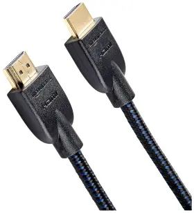 Hdmi-braid-3ft-1p Amazon Hdmi Cable 3ft 4k 2.0 Cord 18gbps Nylon-braided 60hz 2160p 48 Bit