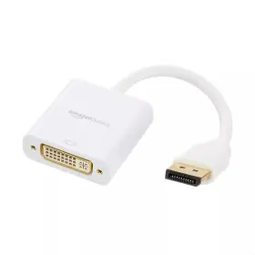 Amazonbasics 841710110456 Amazon Basics Displayport To Dvi Monitor Display Adapter Cable Gold Plated White
