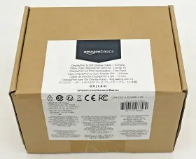 B072l343b7 Amazonbasics New Amazon Basics 6 Ft Displayport To Dvi Display Cable 10-pack Sealed