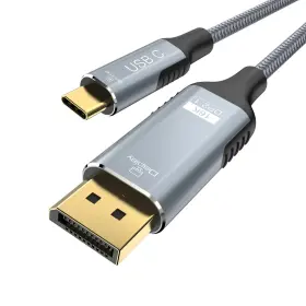 Dp01-03 Anehmeta Usb C To Displayport 2.1 Cable 16k 30hz 8k 120hz 40gbps Type-c