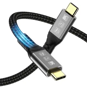 B0101-240w-2m Angusplay Thunderbolt 4 Cable 6.6ft 40gbps Usb C To Usb-c 240w Support 8k 60hz