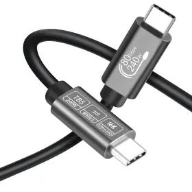 Cb0101-tb5-1m Angusplay Usb4 For Thunderbolt 5 Cable 3.3ft 1m 80gbps 240w Pd Fast Charging 16k/8k V