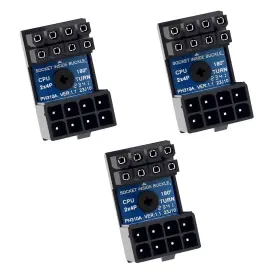 Aoqhir Jyph098 Cpu Atx 8p Power Adapter Male To Female Header 180 Degree Socket Buckle For D