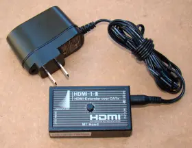 Hdmi-1x2-ii Apantac Us -150925032 Mt Hood Hdmi-1-r Extender Over Catx With Power Supply