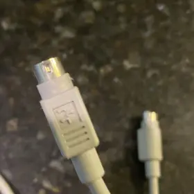 590-0152-a Apple Adb Keyboard Cable Coiled Long Length 6 Macintosh Untested #2
