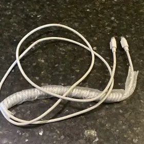590-0152-a Apple Adb Keyboard Cable Coiled Long Length 6 Macintosh Untested