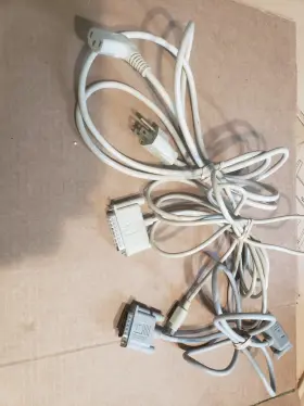 590-0555-a Apple Lot Of 3 Vintage Cables #2