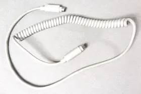 590-0616-a Apple Adb Keyboard Cable Coiled Length 3 Coil Macintosh Mac Used
