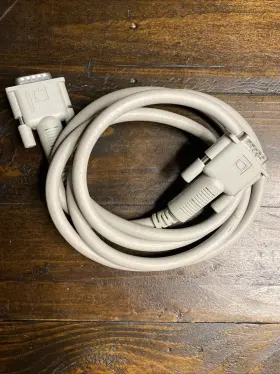 590-4161-a Apple Vintage Macintosh Color Display Video Cable 6ft 15 Pins