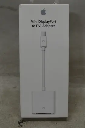Apple Bm570ll/b Mini Displayport To Dvi Adapter White Genuine A1305 Mb570ll/b New Unused