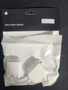 M8754g Apple M8754g/a Genuine Dvi To Vga Display Adapter White Opened