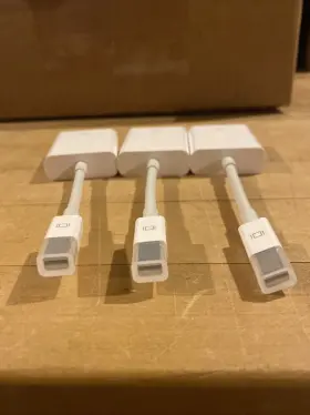 Mb527z Apple Mb527z/b Genuine Mini Display Port To Vga Lot Of 3 #3