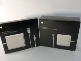 Mb571z Apple Mb571z/a Mb283ll/a Lot Of 2 - Mini Displayport To Dual-link Dvi Adapter Macbook Air 45w Mag