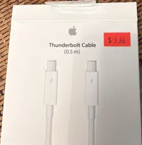 Apple Mdb62ll/a Thunderbolt Cable 0.5m White