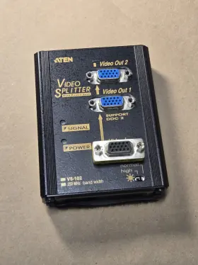 Vs-132 Aten Vs132 Video Splitter 2 Port Vga Input Model Auto Power Save