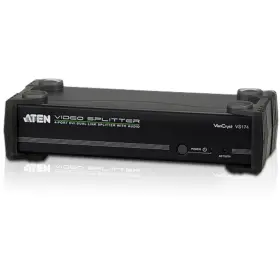 Vs174 Aten - Vancryst 4-port Dvi Dual Link Splitter With Audio-taa Compliant