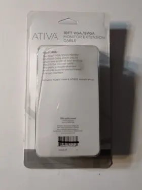 828-470 Ativa Vga/svga Monitor Extension Cable 10 Ft. Connect - Item Number New #2