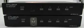 At-pc-41a Atlona Lot Of 2 4x1 Svga Switcher With Stereo Audio