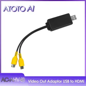 Aiacahv48ai4361 Atoto Ai Video Out Adaptor Usb To Rca For S8 Gen 2 And A6pf Not 1 F7 Sa102 A6y