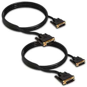 Aurum Cables 889907024414 Dvi To Computer Monitor Cable High Resolution Digital Video Adapter Male