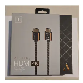 3s-4khd2-2.5m Austere 3-series Hdmi Cable 2.5m Kevlar Reinforced Wovenarmor Black Gold