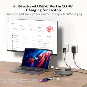 Kd-e10 Av Access Kvm Switch With Docking Station For Laptop And Desktop 100w #2