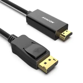 Avacon 971785941021 4k Displayport To Hdmi 10 Feet Cable Uni-directional Dp 1.2 Computer Hdmi