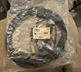 Cbl0094 Avocent Cufc-8 New Cybex Usb Dvi-i Kvm Cable With Audio -