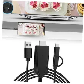 Awstroer50f2my1px Awstroe Micro Usb/type-c Adapter Hdmi Cable 1080p Bluetooth Same Screen For