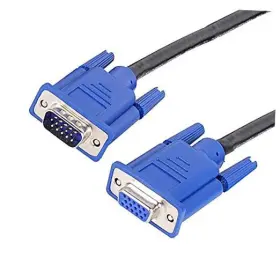 Vga-mf-6f Axgear Vga Extension Cable 6ft Lcd Tv Monitor Male To Female 15-pin Cord