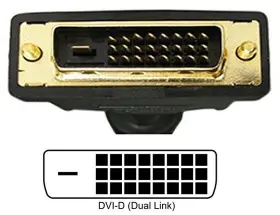 Ayagroup 852660733459 6ft. 6 Feet Dvi-d Dual Link M/m 24 1 Pin Cable With Ferrites And Gold Connector #2