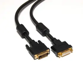 Ayagroup 852660734197 Aya 3ft 3 Feet Dvi-d Dual Link 24 1 Digital Video Male To Female Extension