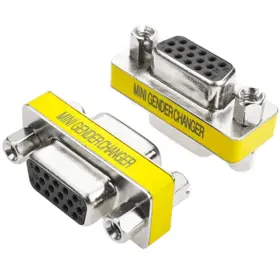 Ayecehi 729257023074 Vga Coupler 5-pack 15 Pin Svga Female To Mini Gender Changer Coupl