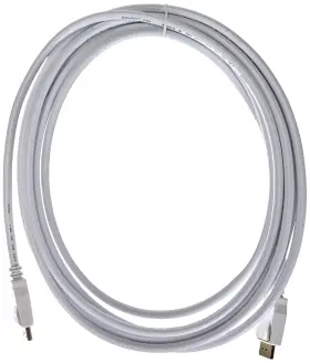 84879 B S Gro Handel Gmbh Displayport Cable Delock Dp St/st 5.00 M White 4k