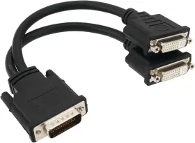 Dms-59 Be In Your Mind 717-el Male To Dual Dvi 24 5 Female Splitter Extension Cable For Graphics